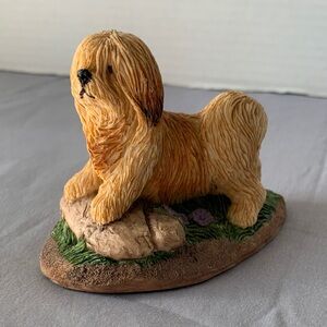 Charmstone Earl Sherman Marv Art Designs Lhasa Apso  Dog Figurine 1984